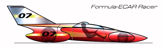 Formula E-Car Racer